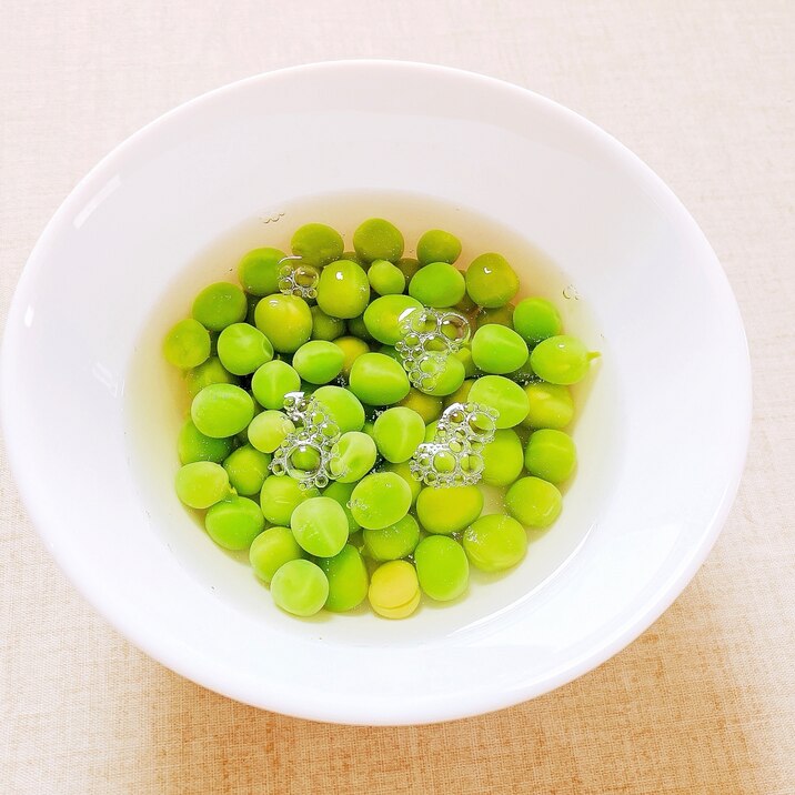 グリーンピースのひすい煮